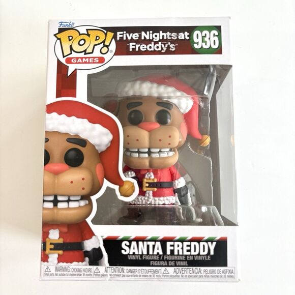 Funko POP! Games: Five Nights at Freddy's - Santa Freddy #936 NWB - Picture 1 of 6